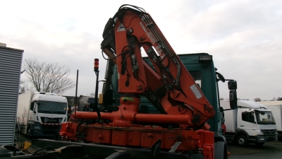 Mercedes-Benz 1823 Atego Meiller-Kipper, Greiferhydr., Funk