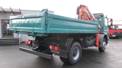 Mercedes-Benz 1823 Atego Meiller-Kipper, Greiferhydr., Funk