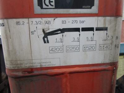 Mercedes-Benz 1823 Atego Meiller-Kipper, Greiferhydr., Funk