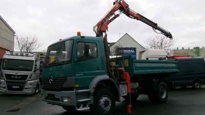 Mercedes-Benz 1823 Atego Meiller-Kipper, Greiferhydr., Funk