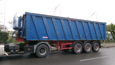 KEMPF SKM 34/3 Kippauflieger, BPW-Achsen, Luftfederung