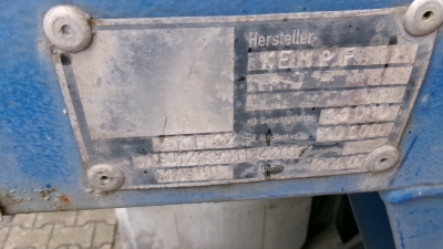 KEMPF SKM 34/3 Kippauflieger, BPW-Achsen, Luftfederung