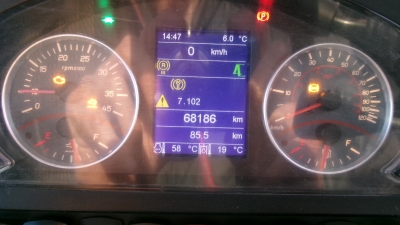 Hako Citymaster 2200 Motorprobleme, Ersatzteilträger