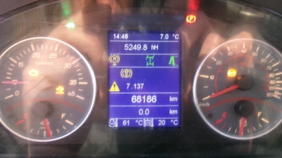 Hako Citymaster 2200 Motorprobleme, Ersatzteilträger