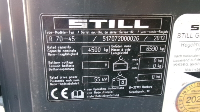 Still R70-45 Hybrid Duplex,Seitenschieber,Hubhöhe:4,8m