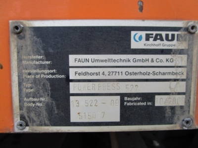 Mercedes-Benz 2629 Econic L 6x2 Faun - Powerpress 522, Klima