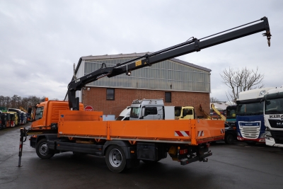 Mercedes-Benz 1523L Atego Pritsche + Kran, Klima, 2x AHK