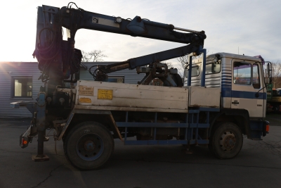 MAN 12.192 4x4 Autokran, HIAB J1090, AHK