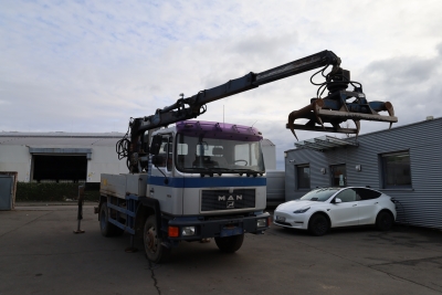 MAN 12.192 4x4 Autokran, HIAB J1090, AHK