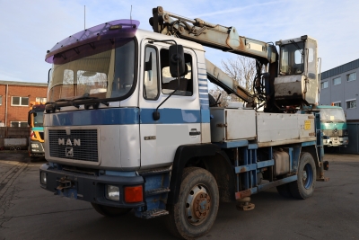 MAN 12.192 4x4 Autokran, HIAB J1090, AHK
