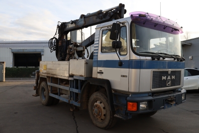 MAN 12.192 4x4 Autokran, HIAB J1090, AHK