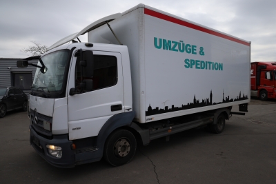 Mercedes-Benz 816 Atego Koffer + LBW, Euro 6, AHK, 3 Sitze