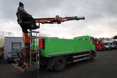 Mercedes-Benz 1829 L AXOR 4x2 Euro 5, Atlas-Heckladekran, 5,40