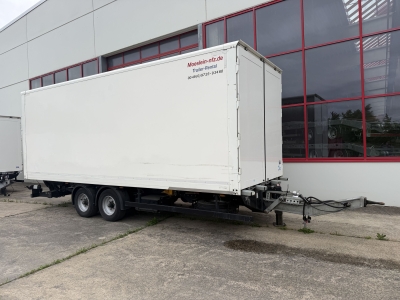 Möslein TK0105D-L Weiß Tandem Koffer mit Ladebordwand + Durchladbar