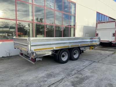 Möslein TTD 11 Breite Reifen  5,70 lang Kipper Tieflader, Breite Reifen, 5,70 m lang
-- Neufahrzeug --