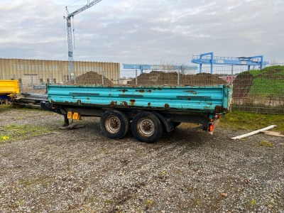 Obermaier 14 14 t Tandemkipper- Tieflader