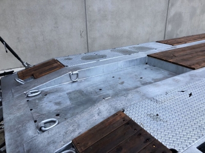 Möslein T4 VB H1 gerade neuer 4 Achs Tieflader gerade hydraulischen Rampen