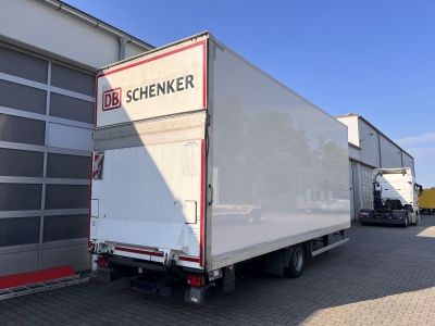 ACKERMANN Z-KA-F10.5/7,6 1 Achs Kofferanhänger, Ladebordwand