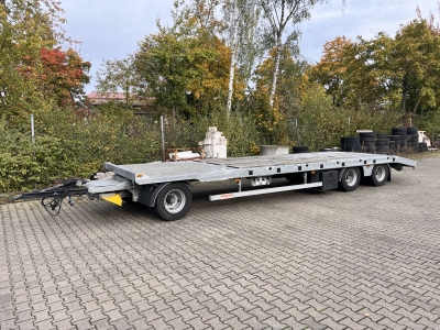 Möslein TO 3 F Schwebheim 3 Achs Tiefladeranhänger