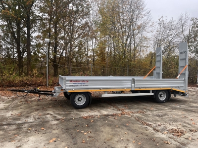 Möslein T 2  GG10,9 Neuer 2 Achs Tieflader- Anhänger