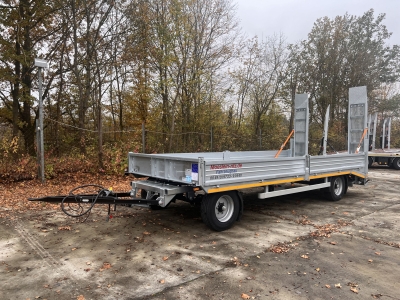 Möslein T 2  GG10,9 Neuer 2 Achs Tieflader- Anhänger