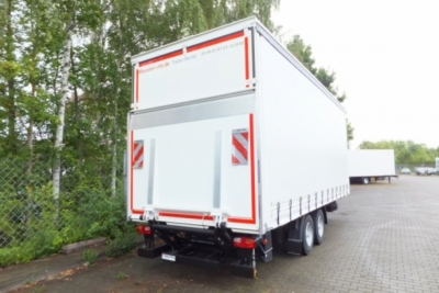 Möslein TPS 11 DL 7,30 neuer Planenanhänger, Ladebordwand + Durchladbar
