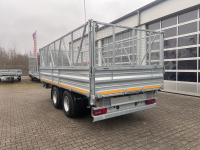 Möslein TTD 19 AB neuer 19 t Tandemkipper Tieflader 
Gitteraufsatz