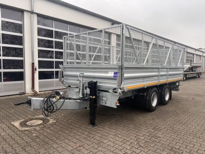 Möslein TTD 19 AB neuer 19 t Tandemkipper Tieflader 
Gitteraufsatz
