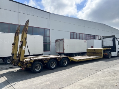 Langendorf SATBUE 30/38 3 Achs Tiefbett- Satteltieflader