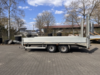 HUMBAUR  Tandemtieflader, Stahl- Boden