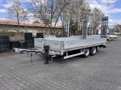 HUMBAUR  Tandemtieflader, Stahl- Boden