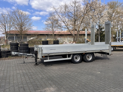 HUMBAUR  Tandemtieflader, Stahl- Boden