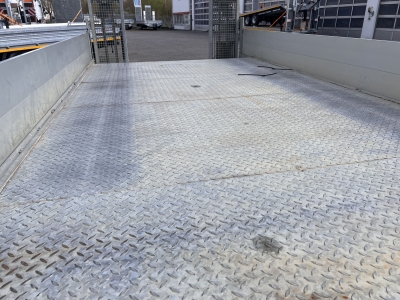 HUMBAUR  Tandemtieflader, Stahl- Boden