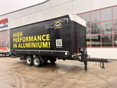 FLIEGL TPS135 13,5 t Tandemplanenanhänger, neuwertig