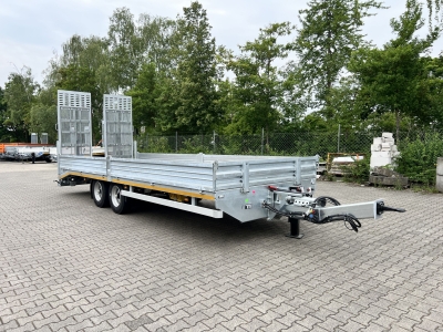 Möslein TTT 11- 7,28 BR Neuer Tandemtieflader, 7,28 m Ladefläche, breite Rampen