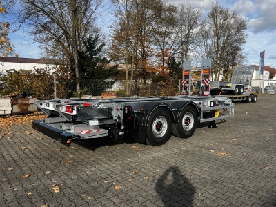 Möslein BDF Tandem- BDF- Wechselanhänger - Ladebordwand