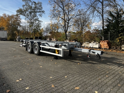 Möslein BDF Tandem- BDF- Wechselanhänger - Ladebordwand