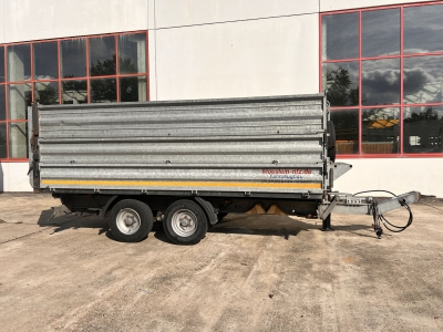 Möslein TDS 13 Schwebheim 13 t Tandemkipper- Tieflader, Aufsatzbordwände