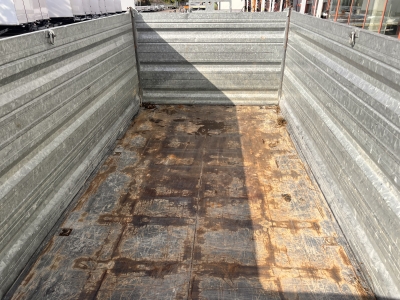 Möslein TDS 13 Schwebheim 13 t Tandemkipper- Tieflader, Aufsatzbordwände