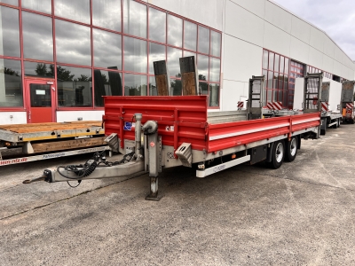 Schmid Fahrzeugbau TUE 105SR Tandemtieflader, Luftgefedert