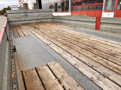 Schmid Fahrzeugbau TUE 105SR Tandemtieflader, Luftgefedert