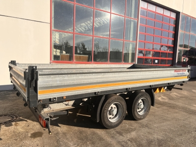 Möslein TDS 11 Schwebheim Tandemkipper- Tieflader, wenig Benutzt