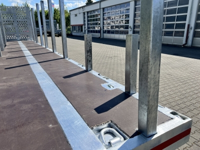 Möslein T 2 Plato 8,6m 2 Achs Jumbo- Plato- Anhänger