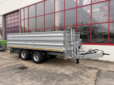 Möslein TTD 19 AB 19 t Tandemkipper Tieflader, Breitbereifung
 Aufsatzbordwänden
-- Neufahrzeug --