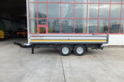 Möslein TTD 11 Weiß neuer Tandem 3- Seitenkipper Tieflader
-- Neufahrzeug --