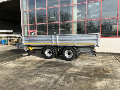 Möslein TTD 19 B 19 t Tandemkipper- Tieflader, Breitbereifung