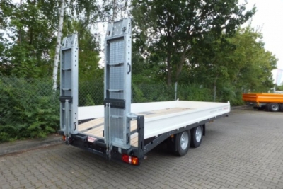 Möslein TTT 13- 6,28 Weiß Neuer Tandemtieflader 13 t GG