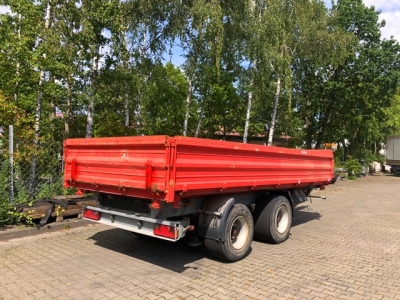 Möslein TTD 19 Schwebheim 19 t Tandemkipper- Tieflader, Breitbereifung