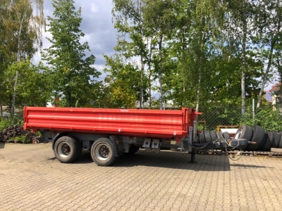 Möslein TTD 19 Schwebheim 19 t Tandemkipper- Tieflader, Breitbereifung