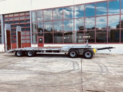 Möslein T 4 VB F 4 Achs Tieflader- Anhänger, Neufahrzeug
